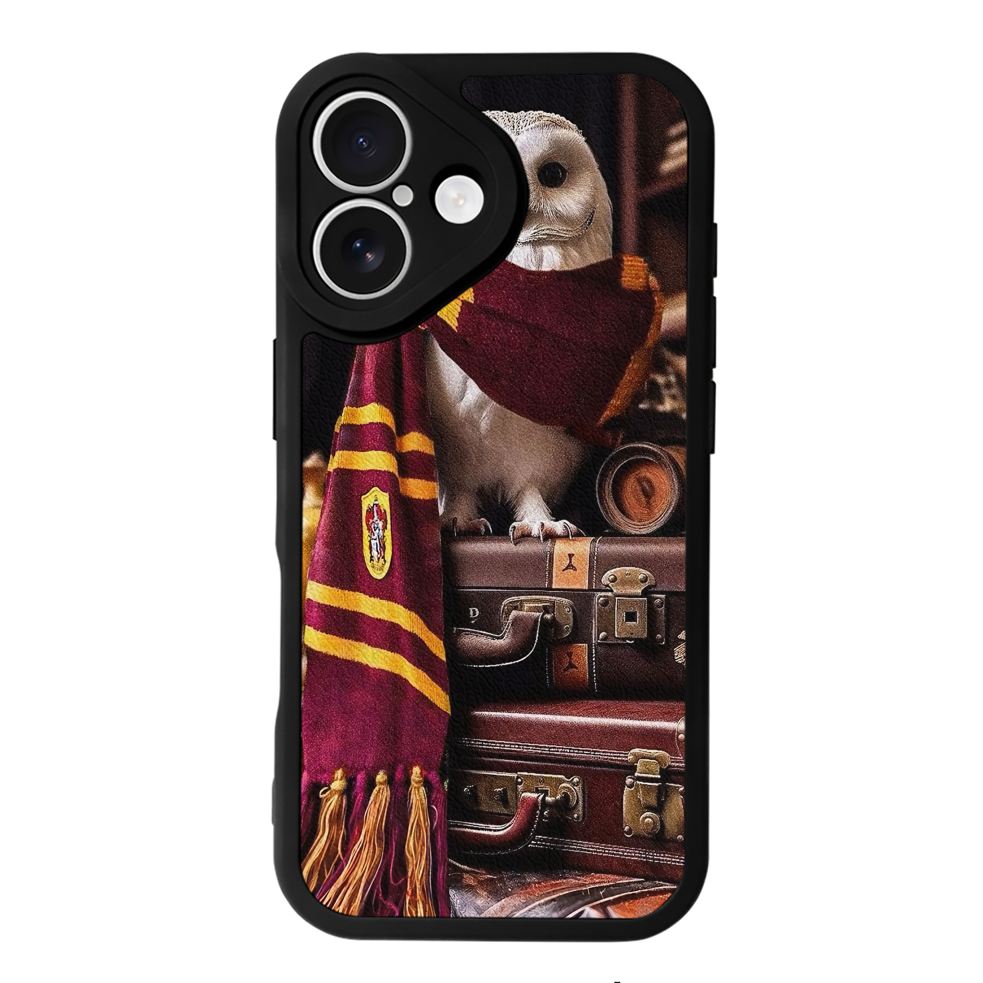 （画像用） Harry Potter ハリー・ポッターシリーズ 【iPhone 16シリーズ対応】シリコンスマホケース（レザー調） 材質：シリコン